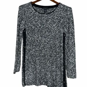 Grace Marled Knit Tunic Sweater Size L NWT
